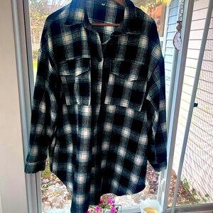 Brand new flannel shacket